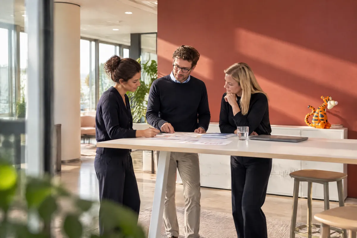 corporate campus meeting