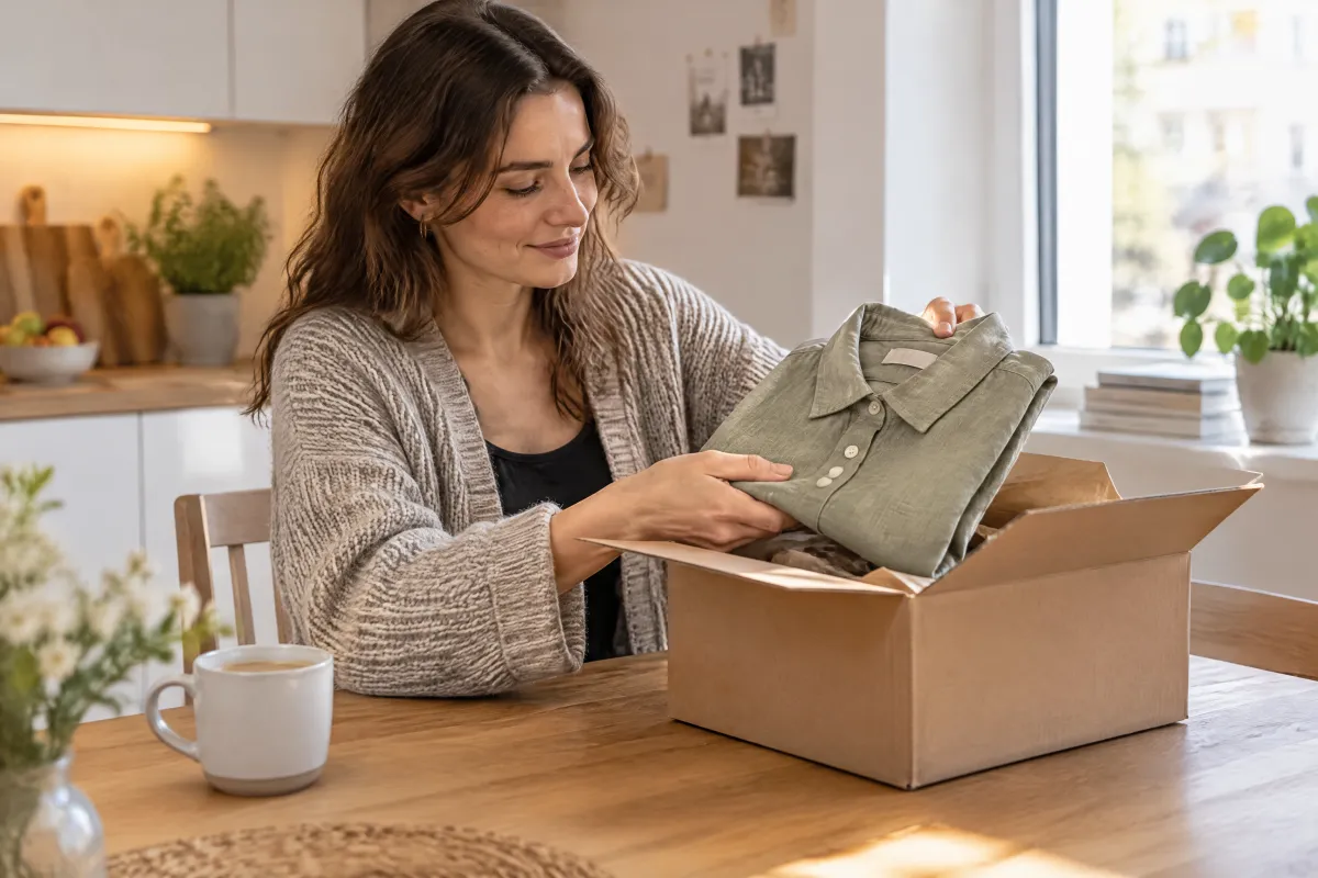 lifestyle parcel doorstep