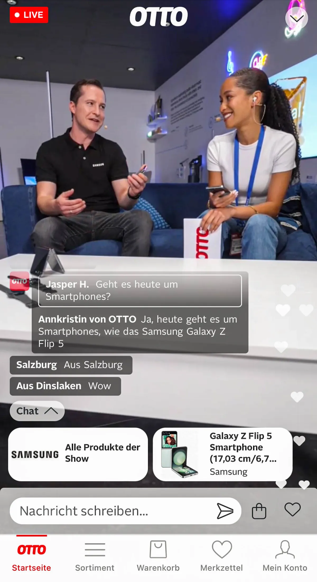 OTTO liveshopping